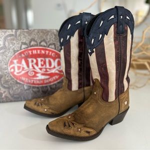 Laredo Women’s Stars and Stripes Cowboy Boots